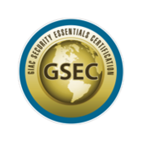 Certification Layout17 gsec cert