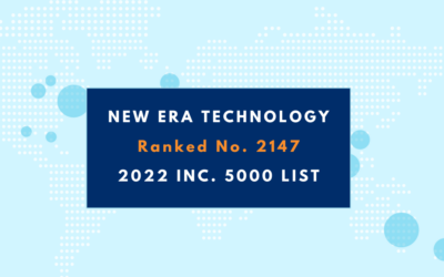 New Era Technology Ranks No. 2147 on the 2022 Inc. 5000 List of America’s Fastest-Growing Private Companies