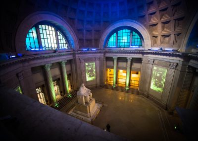 Franklin Institute Rotunda Projectors