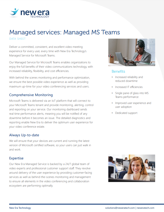 Managed Services Teams Brochure
