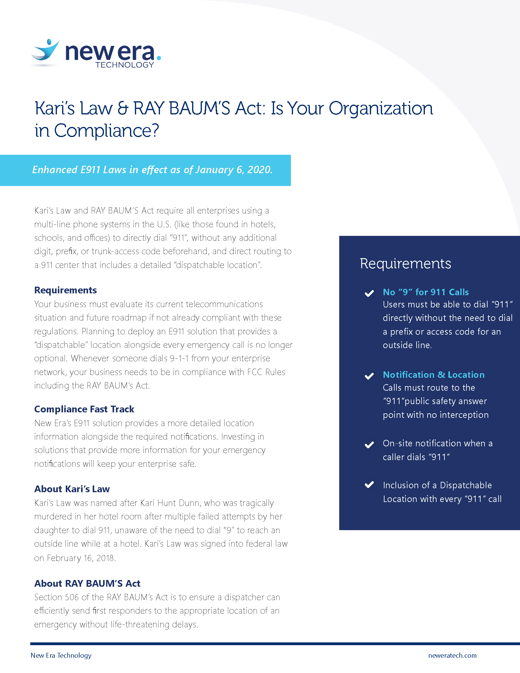 New Era Karis Law Ray Baum Act Graphic