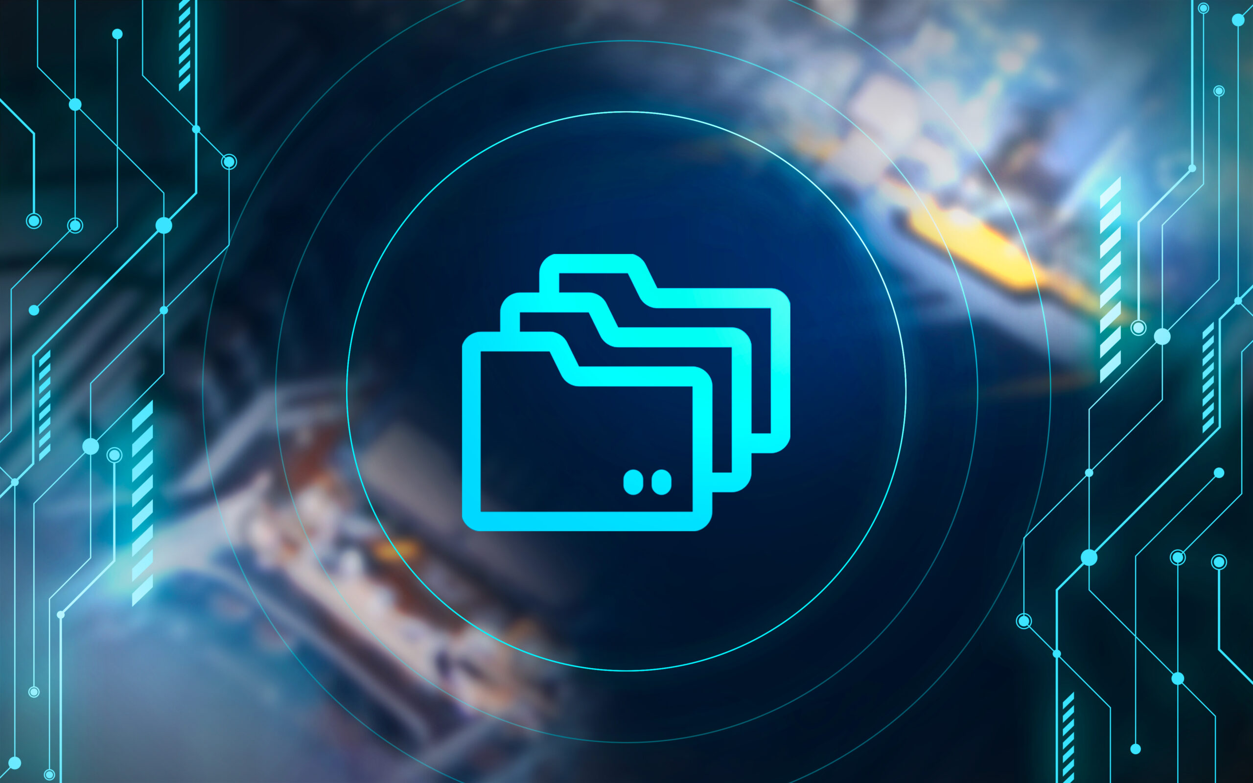 Confidential information files stored in the cloud.