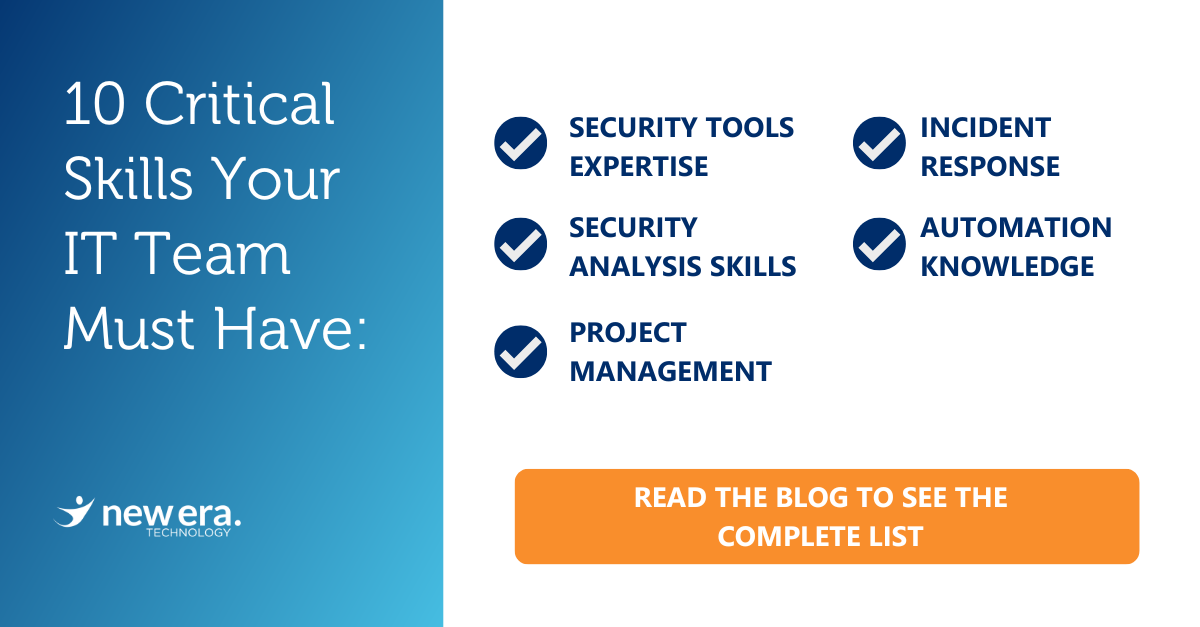 10 Critical Skills Your IT Team Must Have